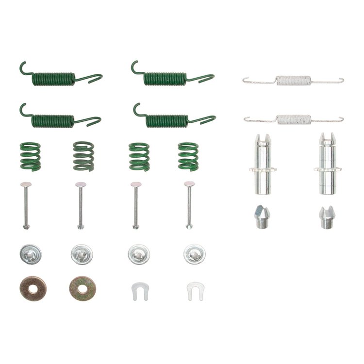 Drum Brake Hardware Kit, 2006-2014 Subaru, Position: Rear