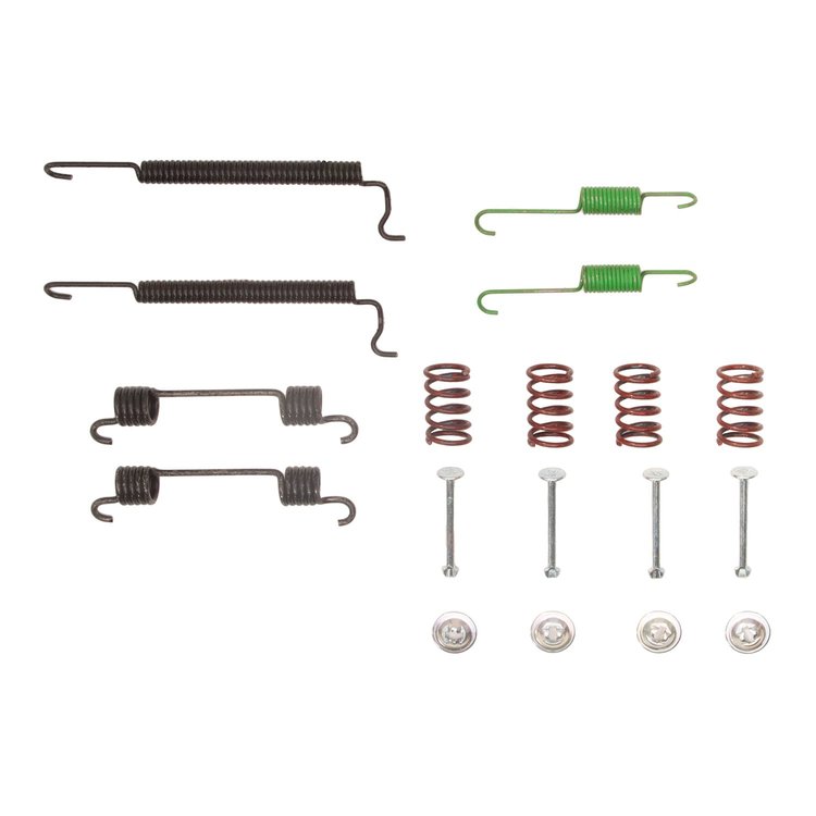 Drum Brake Hardware Kit, 1999-2002 GM, Position: Rear