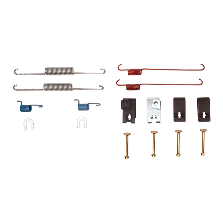 Drum Brake Hardware Kit, 1988-1992 GM, Position: Rear
