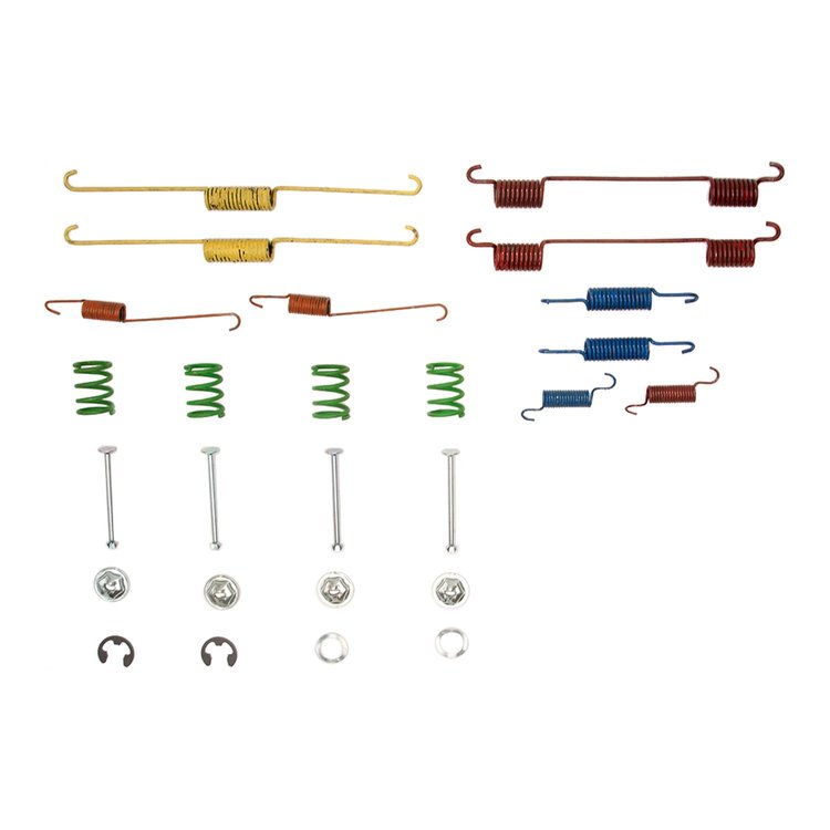 Drum Brake Hardware Kit, 2003-2005 Kia/Hyundai/Genesis, Position: Rear