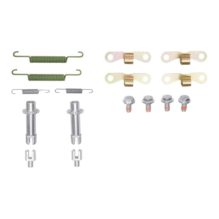 Drum Brake Hardware Kit, 1993-2004 Volvo, Position: Rear
