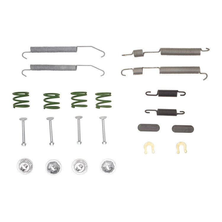 Drum Brake Hardware Kit, 1990-1993 GM, Position: Rear