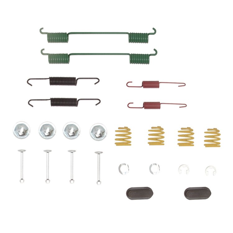 Drum Brake Hardware Kit, 1983-1994 Mopar, Position: Rear