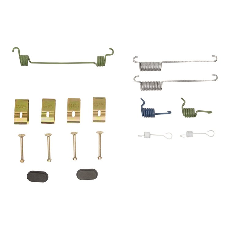 Drum Brake Hardware Kit, 1995-2000 Mopar, Position: Rear