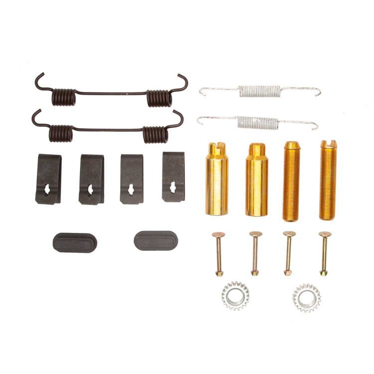 Drum Brake Hardware Kit, 2003-2004 Mopar, Position: Rear