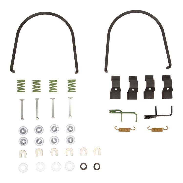 Drum Brake Hardware Kit, 1985-1990 Fits Multiple Makes/Models, Position: Rear