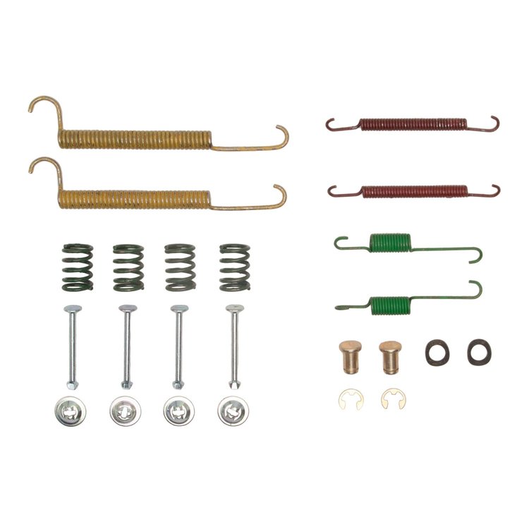Drum Brake Hardware Kit, 1986-1991 GM, Position: Rear