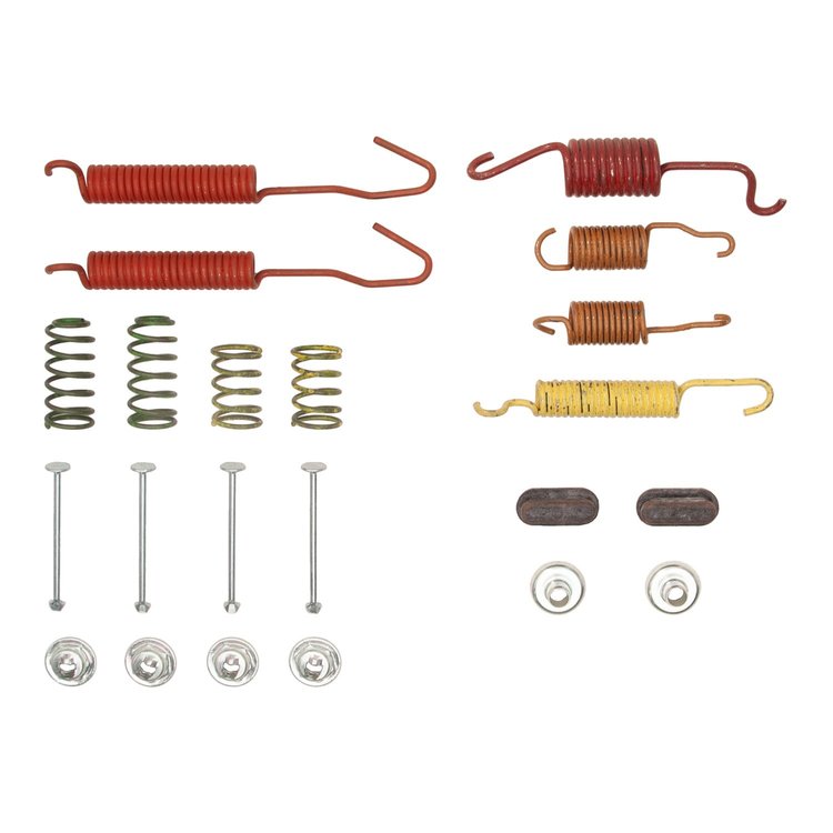 Drum Brake Hardware Kit, 1978-1990 GM, Position: Rear