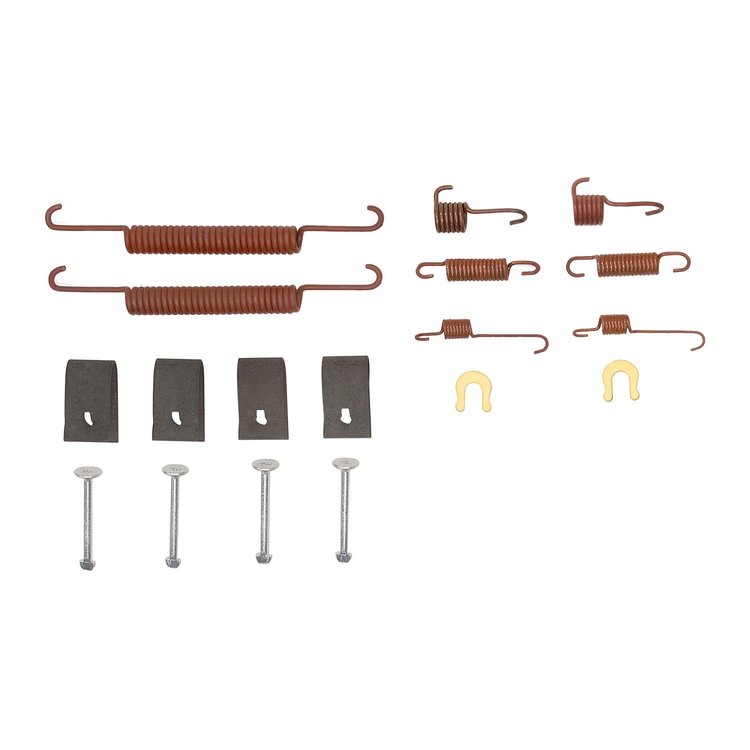 Drum Brake Hardware Kit, 1997-2001 GM, Position: Rear