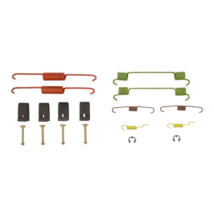 Drum Brake Hardware Kit, 2000-2004 Fits Multiple Makes/Models, Position: Rear
