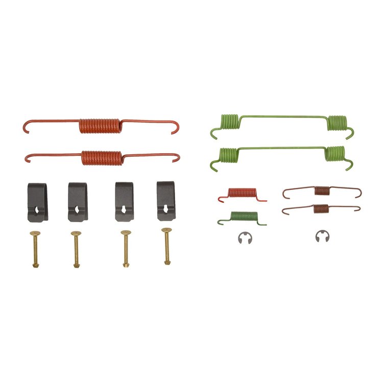 Drum Brake Hardware Kit, 2002-2008 Fits Multiple Makes/Models, Position: Rear