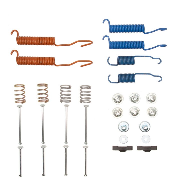 Drum Brake Hardware Kit, 1965-1977 GM, Position: Parking
