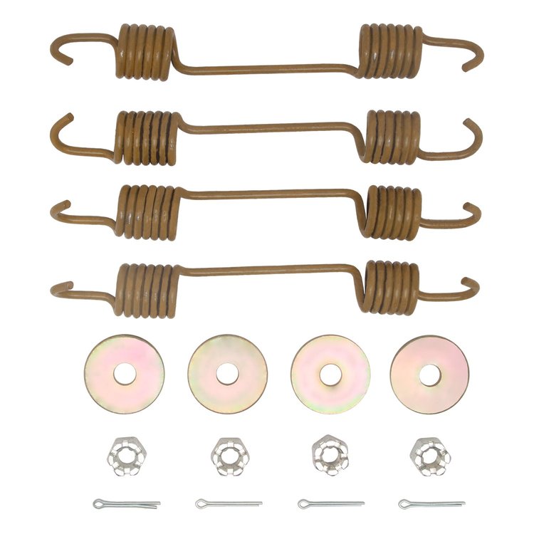 Drum Brake Hardware Kit, 1988-1999 GM, Position: Rear