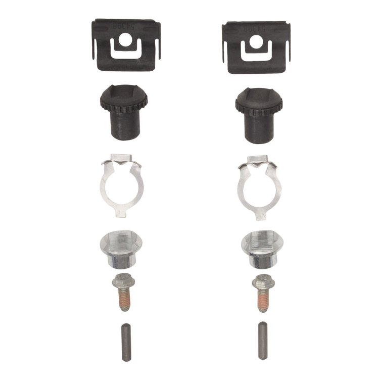Drum Brake Hardware Kit, 2000-2011 GM, Position: Rear