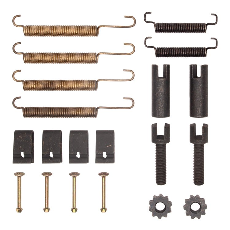 Drum Brake Hardware Kit, 2001-2008 GM, Position: Rear