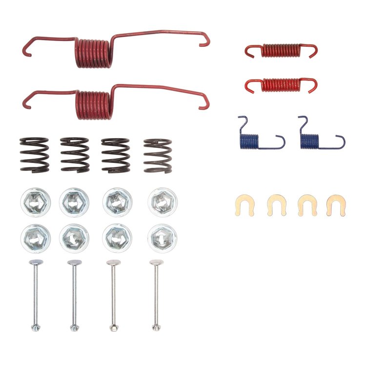 Drum Brake Hardware Kit, 1983-2002 Fits Multiple Makes/Models, Position: Rear