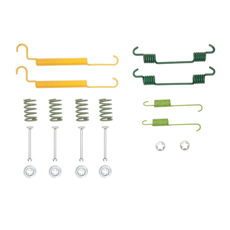 Drum Brake Hardware Kit, 2000-2003 GM, Position: Rear
