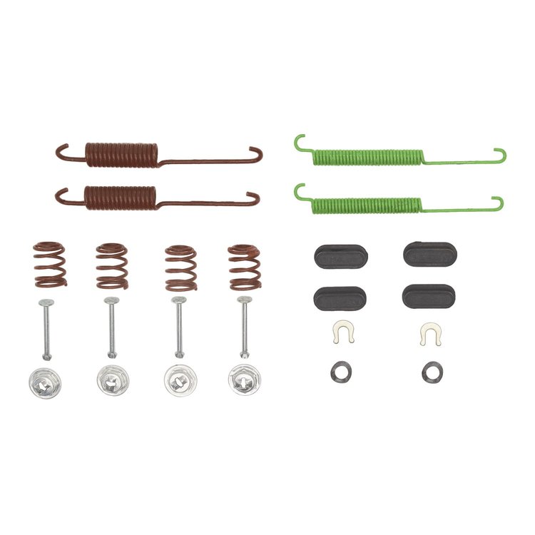 Drum Brake Hardware Kit, 1981-1994 Fits Multiple Makes/Models, Position: Rear