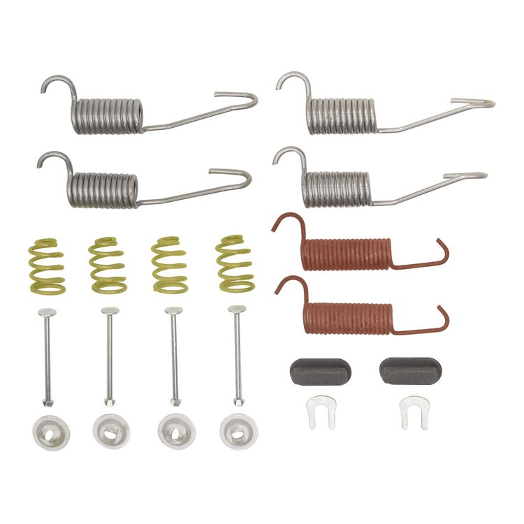 Drum Brake Hardware Kit, 1971-1973 Ford/Lincoln/Mercury/Mazda, Position: Front