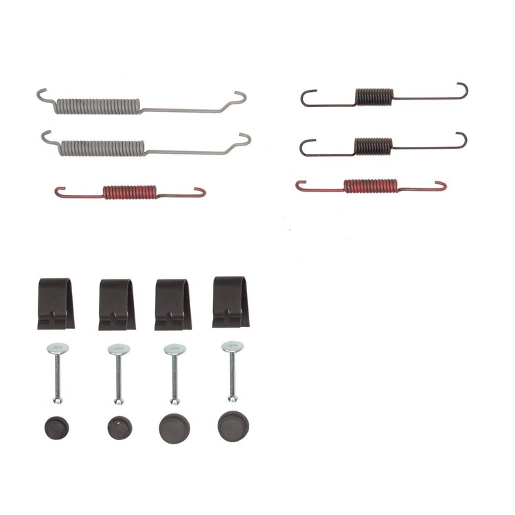 Drum Brake Hardware Kit, 2011-2019 Ford/Lincoln/Mercury/Mazda, Position: Rear