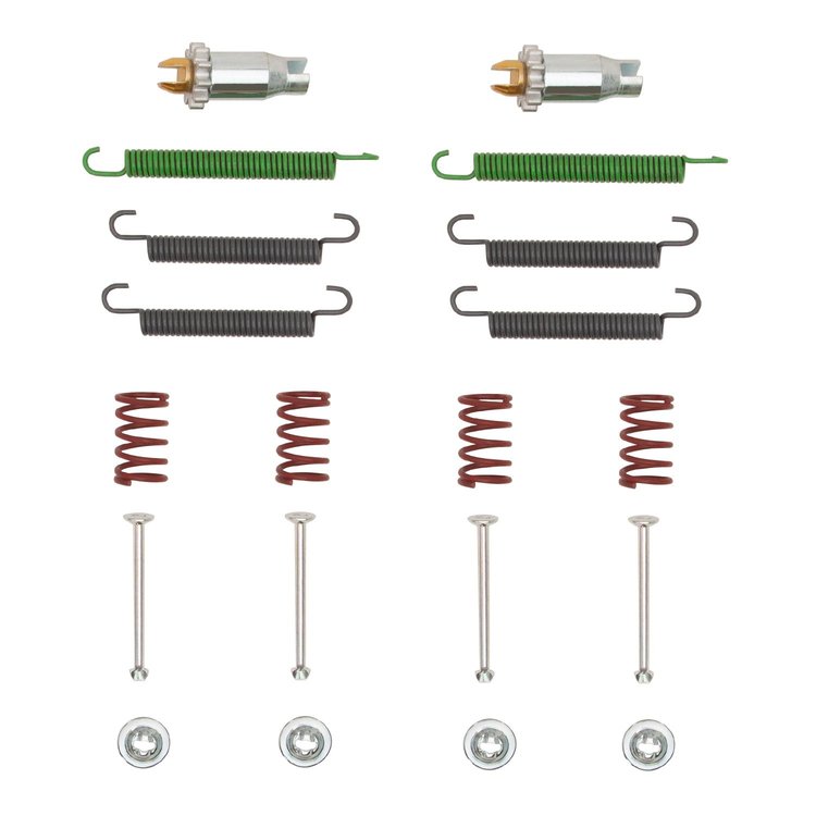 Drum Brake Hardware Kit, 1999-2010 GM, Position: Rear