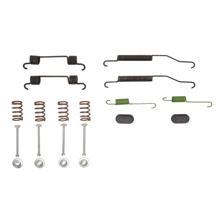 Drum Brake Hardware Kit, 1985-1989 Infiniti/Nissan, Position: Parking