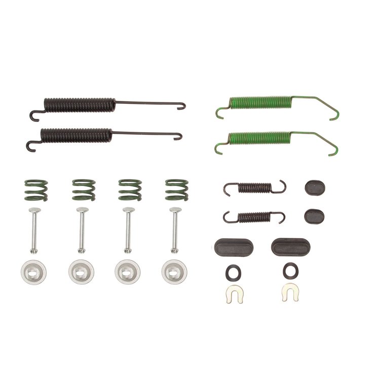 Drum Brake Hardware Kit, 2007-2017 Fits Multiple Makes/Models, Position: Rear