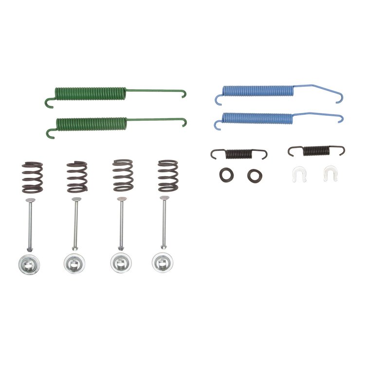 Drum Brake Hardware Kit, 1997-2004 Mitsubishi, Position: Rear
