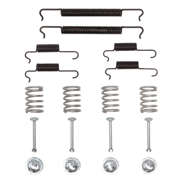 Drum Brake Hardware Kit, 1971-1980 Audi/Porsche/Volkswagen, Position: Rear
