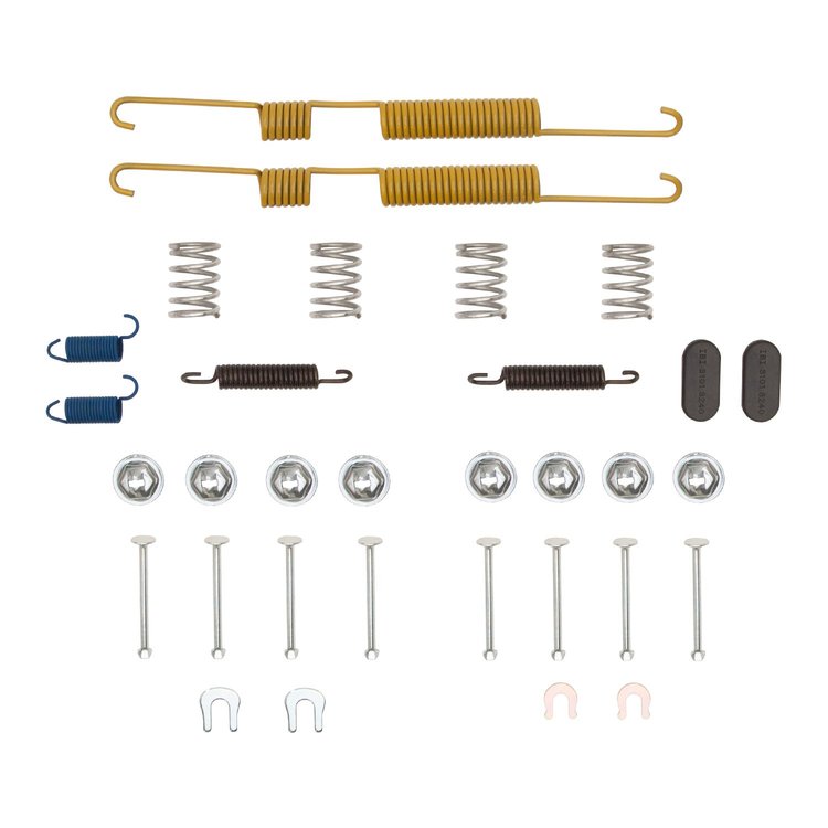 Drum Brake Hardware Kit, 1981-2006 Lexus/Toyota/Scion, Position: Front