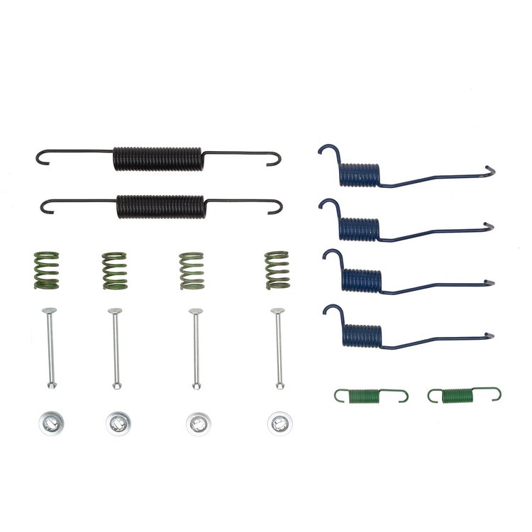 Drum Brake Hardware Kit, 1987-1993 Ford/Lincoln/Mercury/Mazda, Position: Front Left