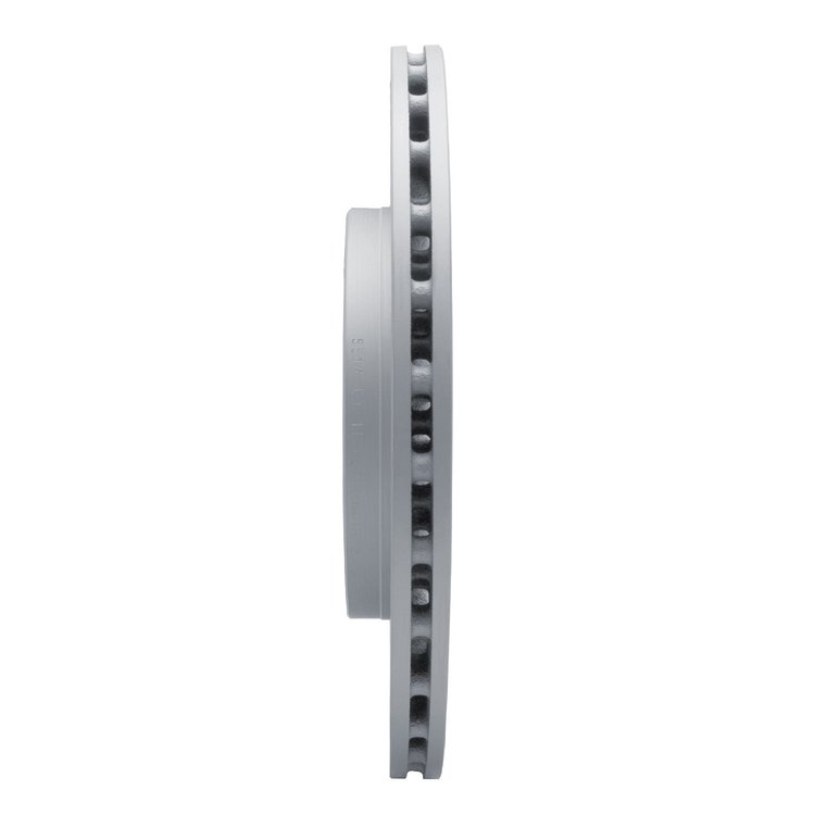 Hi-Carbon Alloy Geomet-Coated Drilled & Slotted Rotor, 2012-2020 Mercedes-Benz, Position: Rear