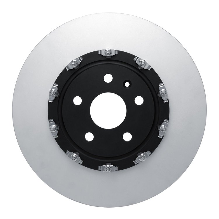 Hi-Carbon Alloy Geomet-Coated Rotor, 2009-2015 GM, Position: Front Left