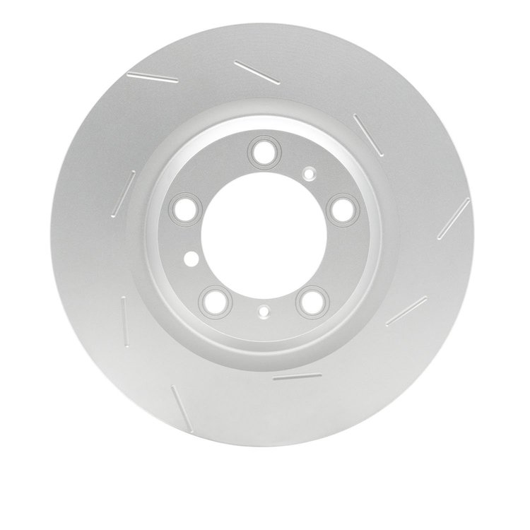 Hi-Carbon Alloy Geomet-Coated Slotted Rotor, 2010-2016 Audi/Porsche/Volkswagen, Position: Rear Right