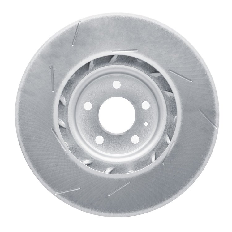 Hi-Carbon Alloy Geomet-Coated Slotted Rotor, 2015-2021 Audi/Porsche/Volkswagen, Position: Front Right