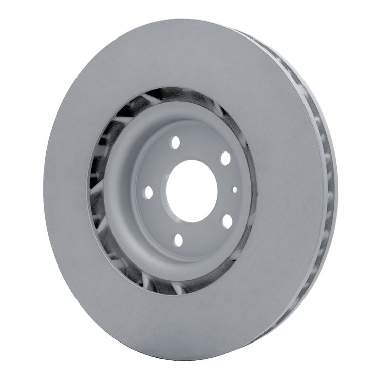 Hi-Carbon Alloy Geomet-Coated Slotted Rotor, 2015-2021 Audi/Porsche/Volkswagen, Position: Front Left