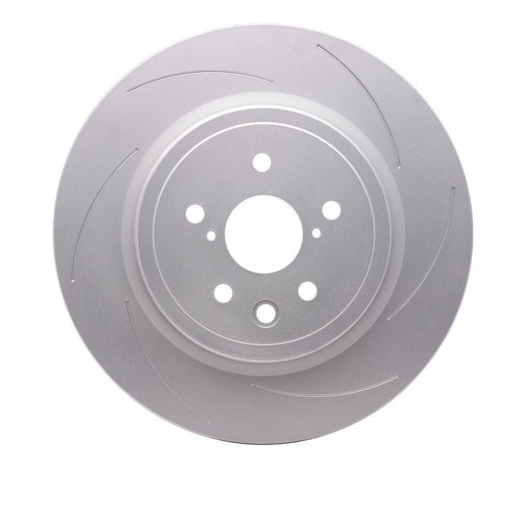 Hi-Carbon Alloy Geomet-Coated Slotted Rotor, Fits Select Lexus/Toyota/Scion, Position: Rear Right