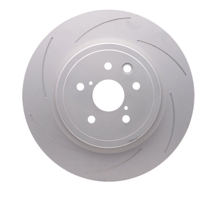 Hi-Carbon Alloy Geomet-Coated Slotted Rotor, Fits Select Lexus/Toyota/Scion, Position: Rear Left