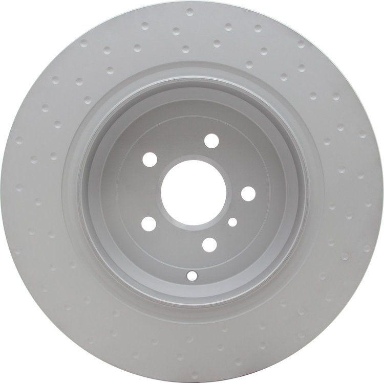 Hi-Carbon Alloy Geomet-Coated Dimpled Rotor, 2007-2011 Mercedes-Benz, Position: Rear
