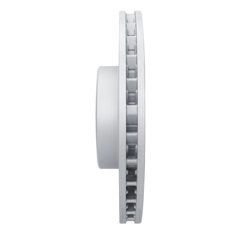 Hi-Carbon Alloy Geomet-Coated Drilled Rotor, 2017-2021 Audi/Porsche/Volkswagen, Position: Front Right