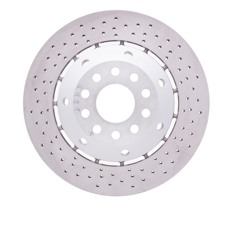 Hi-Carbon Alloy Geomet-Coated Drilled Rotor, 2003-2004 Audi/Porsche/Volkswagen, Position: Rear Right