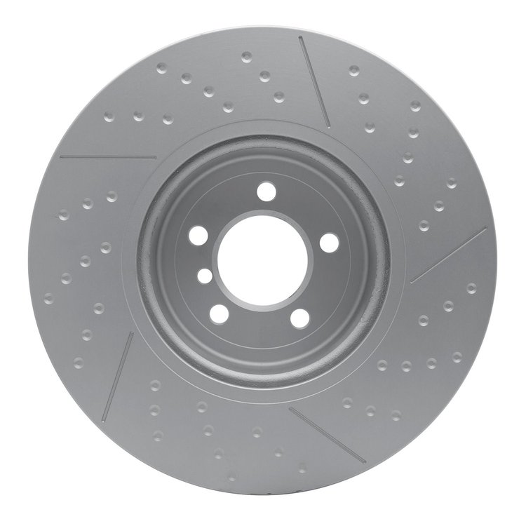 GeoSpec-Coated Dimpled & Slotted Rotor, 2013-2020 BMW, Position: Front