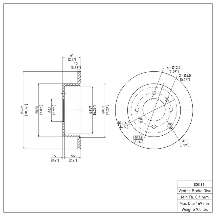 GeoSpec-Coated Rotor, 1999-2006 Kia/Hyundai/Genesis, Position: Rear