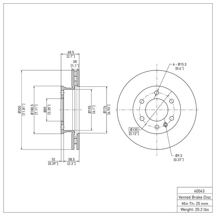 GeoSpec-Coated Rotor, Fits Select Fits Multiple Makes/Models, Position: Front