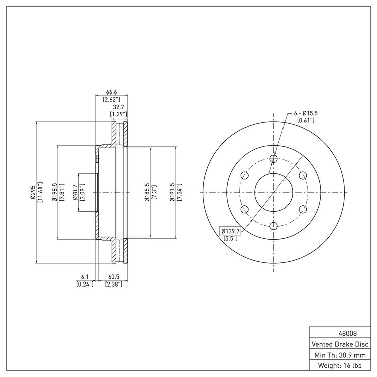 GeoSpec-Coated Rotor, 1988-2000 GM, Position: Front