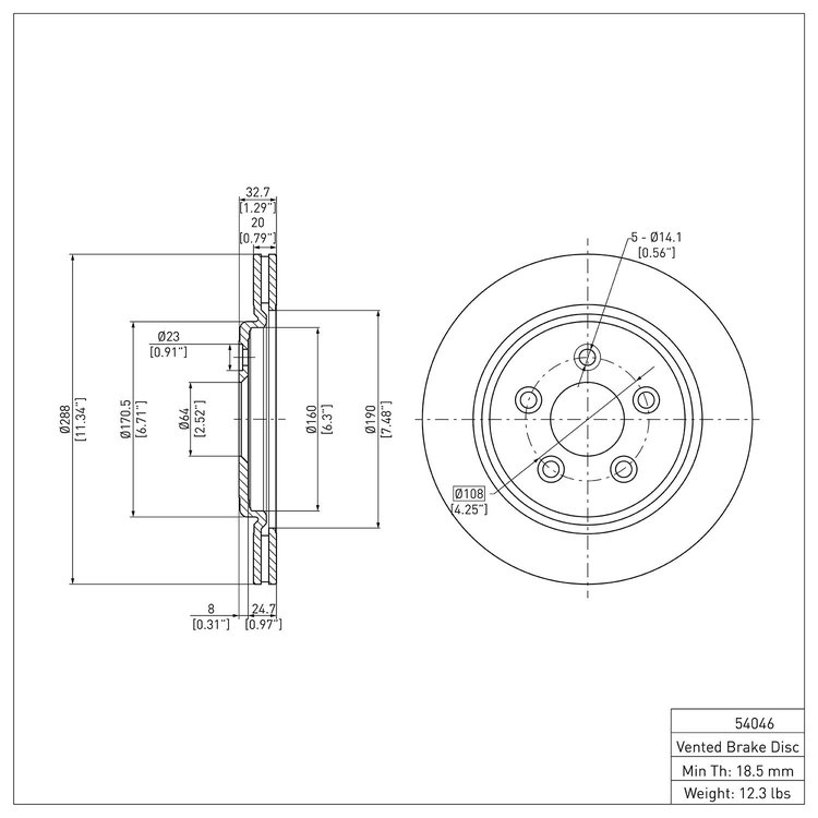 GeoSpec-Coated Rotor, 2000-2006 Fits Multiple Makes/Models, Position: Rear