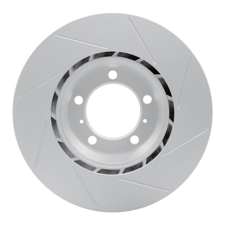 GeoSpec-Coated Slotted Rotor, 2010-2020 Audi/Porsche/Volkswagen, Position: Rear Right