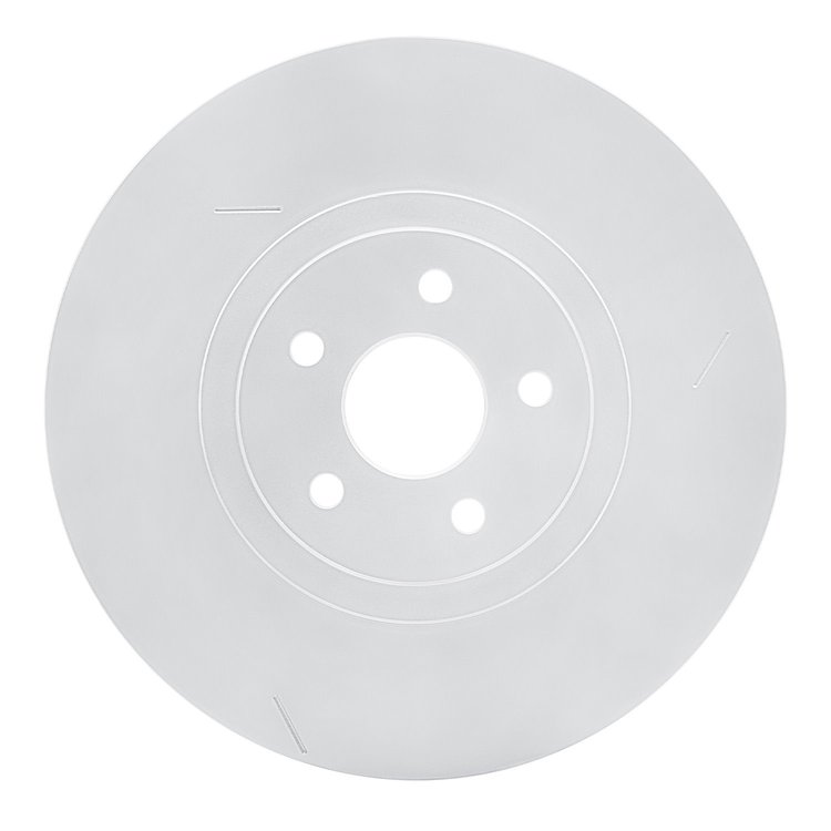 GeoSpec-Coated Slotted Rotor, 2018-2021 Mopar, Position: Front