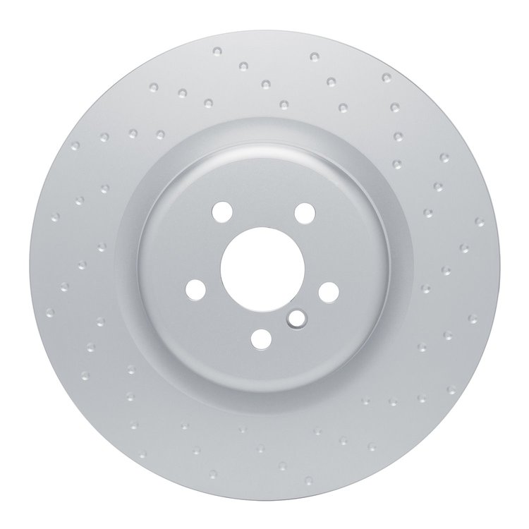 GeoSpec-Coated Dimpled Rotor, Fits Select BMW, Position: Rear Right