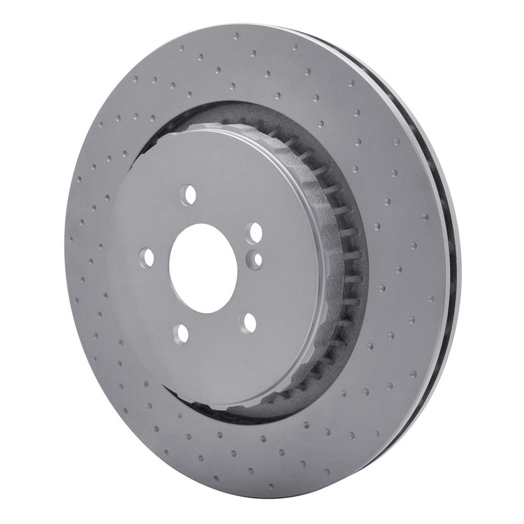 GeoSpec-Coated Dimpled Rotor, 2007-2014 Mercedes-Benz, Position: Rear